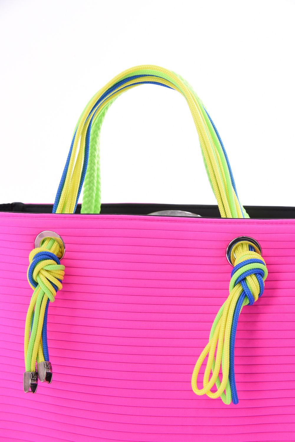 CLEAT TOTE mini TOM0152 / クリート トート ミニバッグ ボーダー （ショックピンク）*