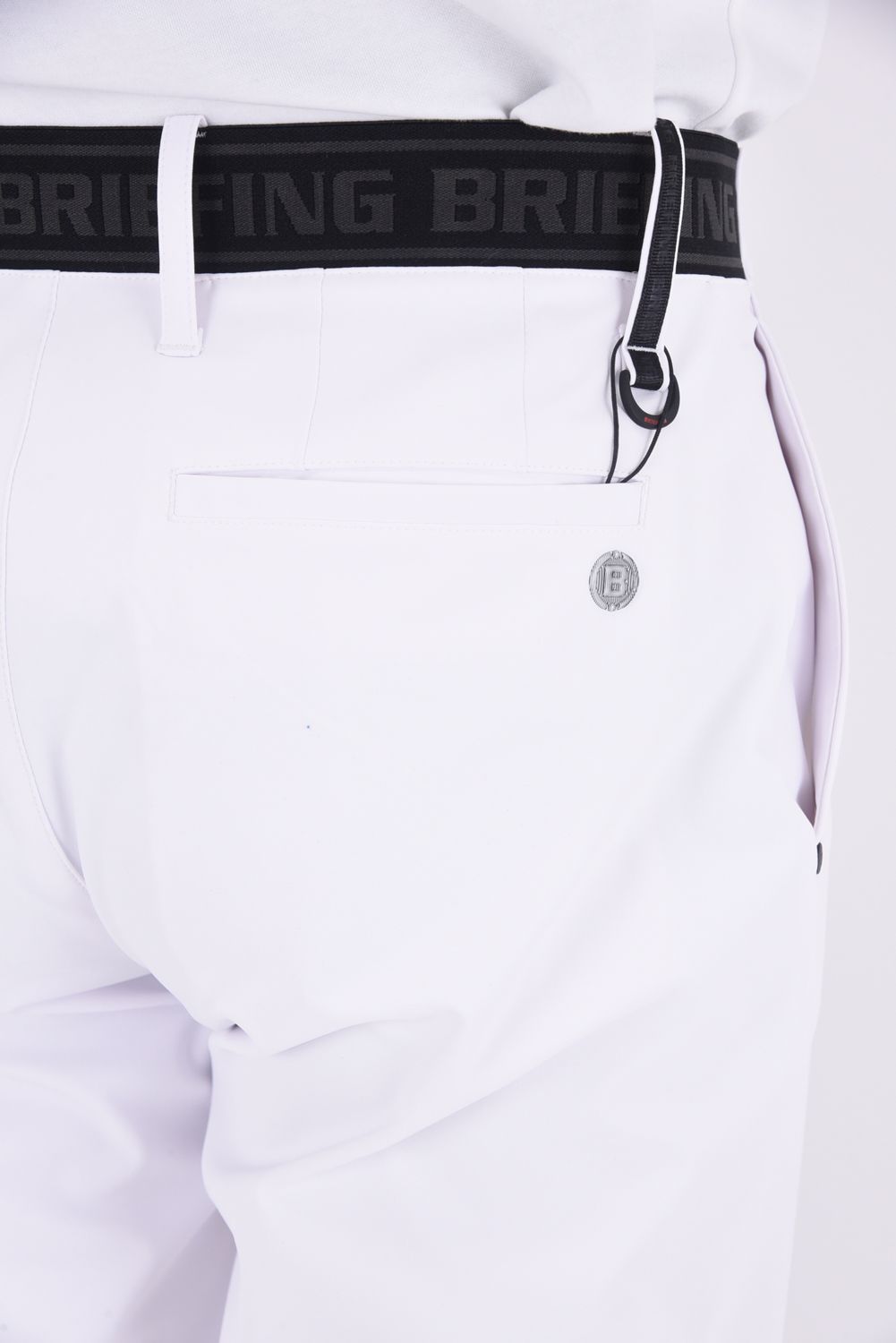 【25SS】 MEN’S LOGO ELASTIC SUMMER PANTS / ロゴ ゴムベルト パンツ (ホワイト)