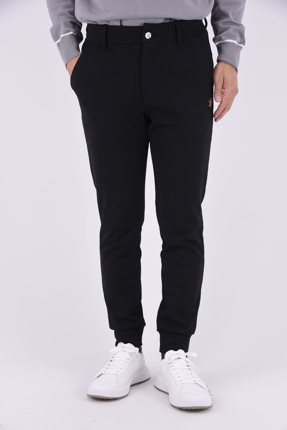 MENS GM JACQUARD JOGGER PANTS / ジャガード ジョガーパンツ (ブラック)