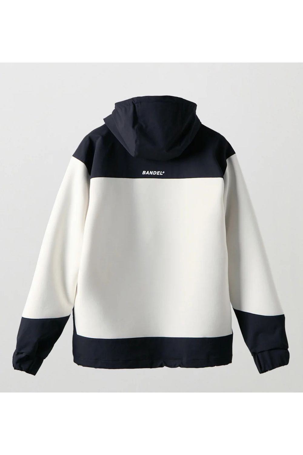 【26AW】 BONDING COMBINATION ZIP HOODIE / ボンディングコンビネーション ジップアップパーカー (ホワイト/ブラック)