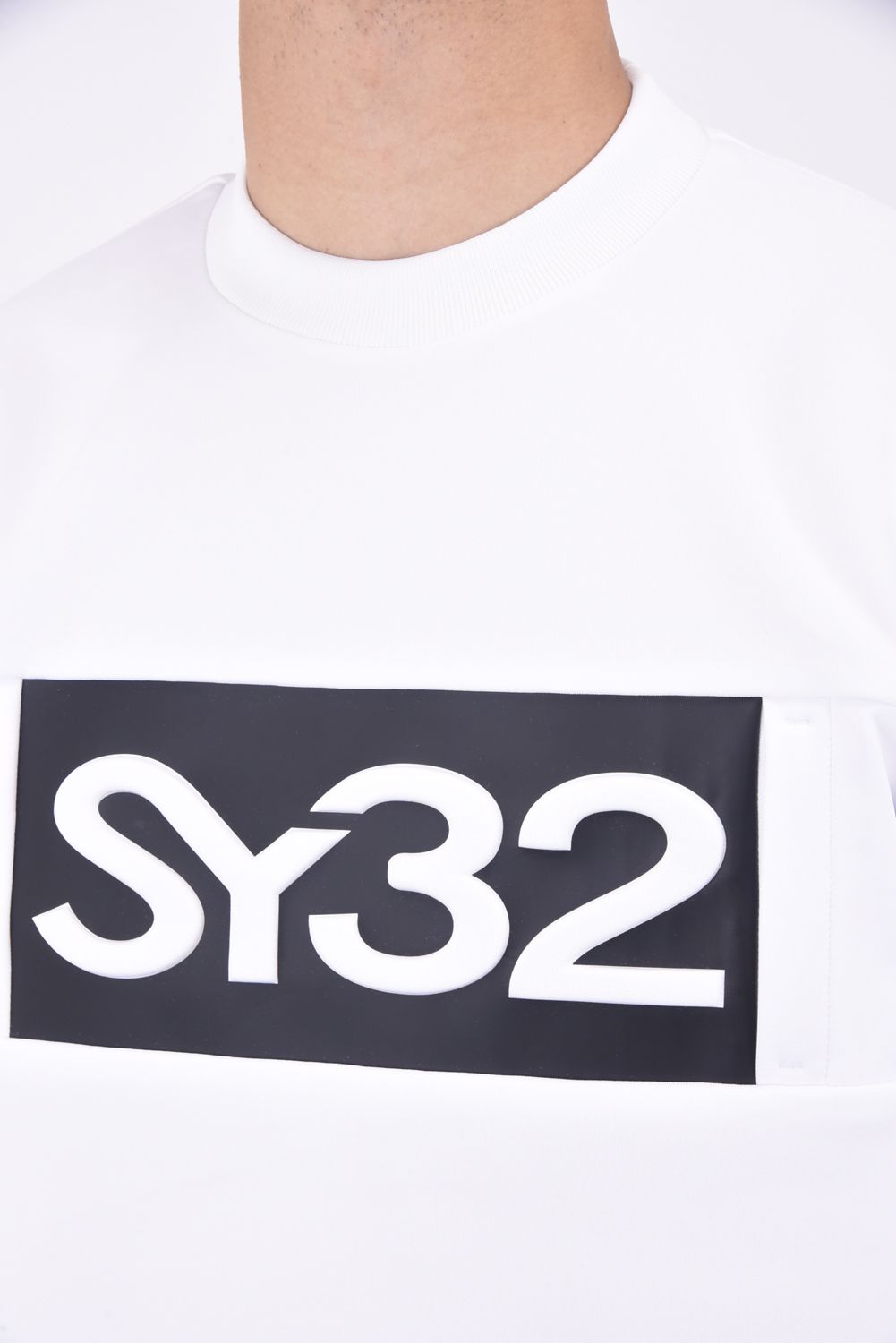 SY32 by SWEET YEARS GOLF - DOUBLE FACE CARDBOARD SWEAT / エンボス