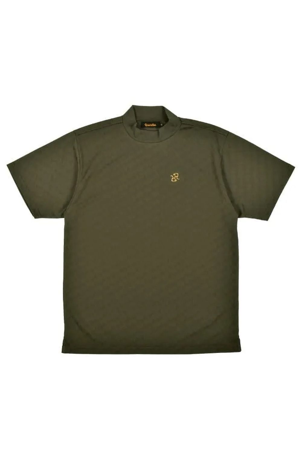 【26AW】 MENS GM JACQUARD MOCK NECK / ジャガード モックネックTシャツ (カーキ）*