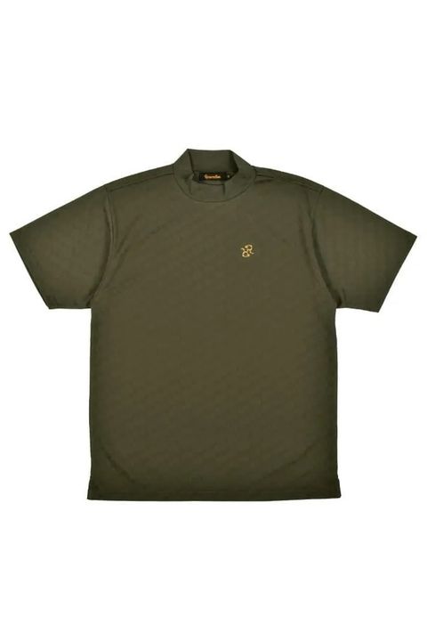 【26AW】 MENS GM JACQUARD MOCK NECK / ジャガード モックネックTシャツ (カーキ）*