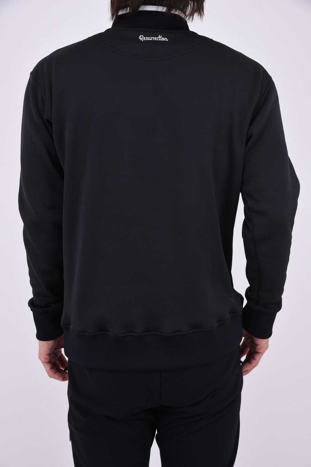 【26AW】 HIGH-NECK ZIP SWEAT / ハイネック ジップスウェット (ブラック)*
