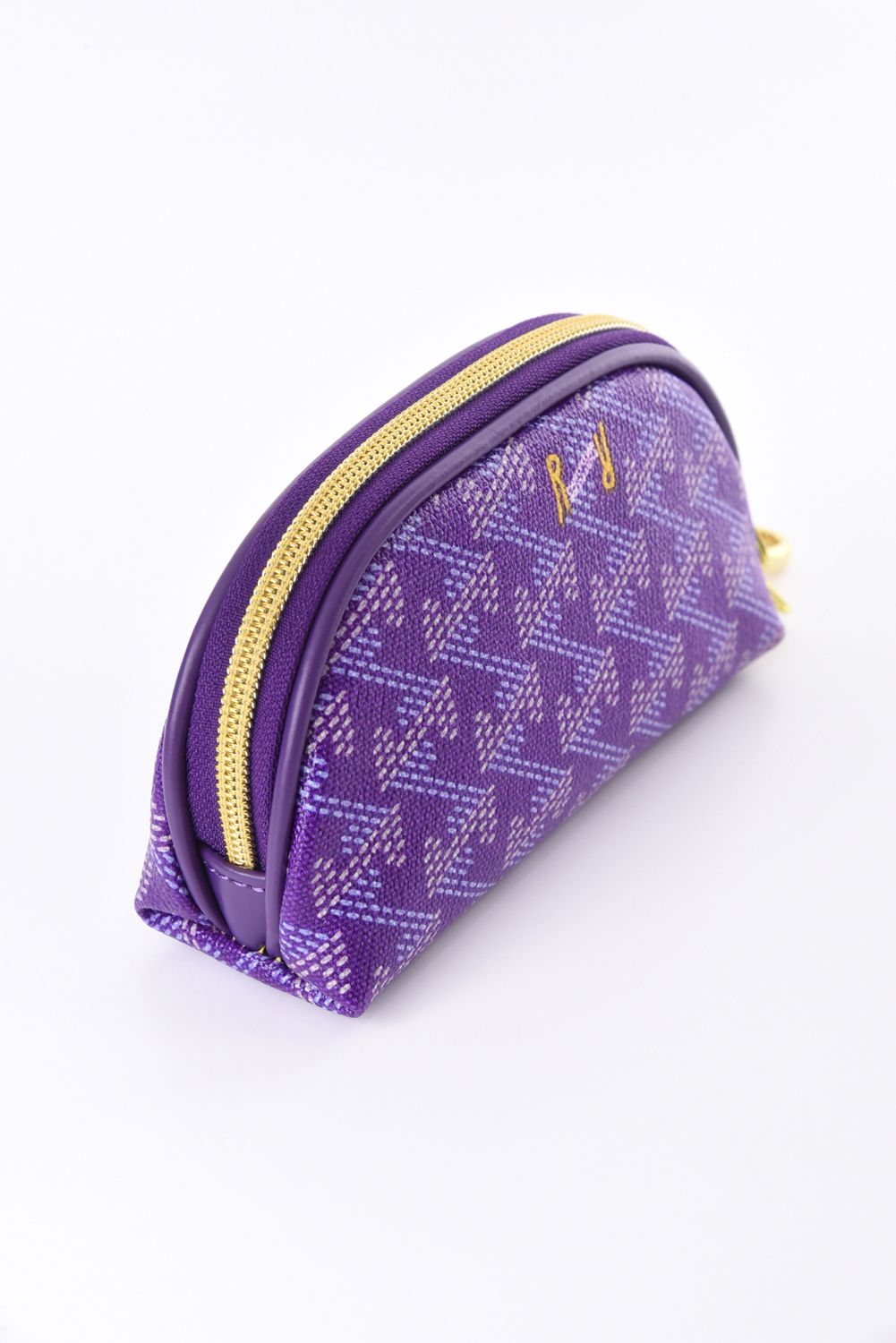 【プレゼント好適品】 KIWI PETIT (キウィ プチ)  / ブランド オリジナルテキスタイル プチ ポーチ (ロイヤルパープル)
