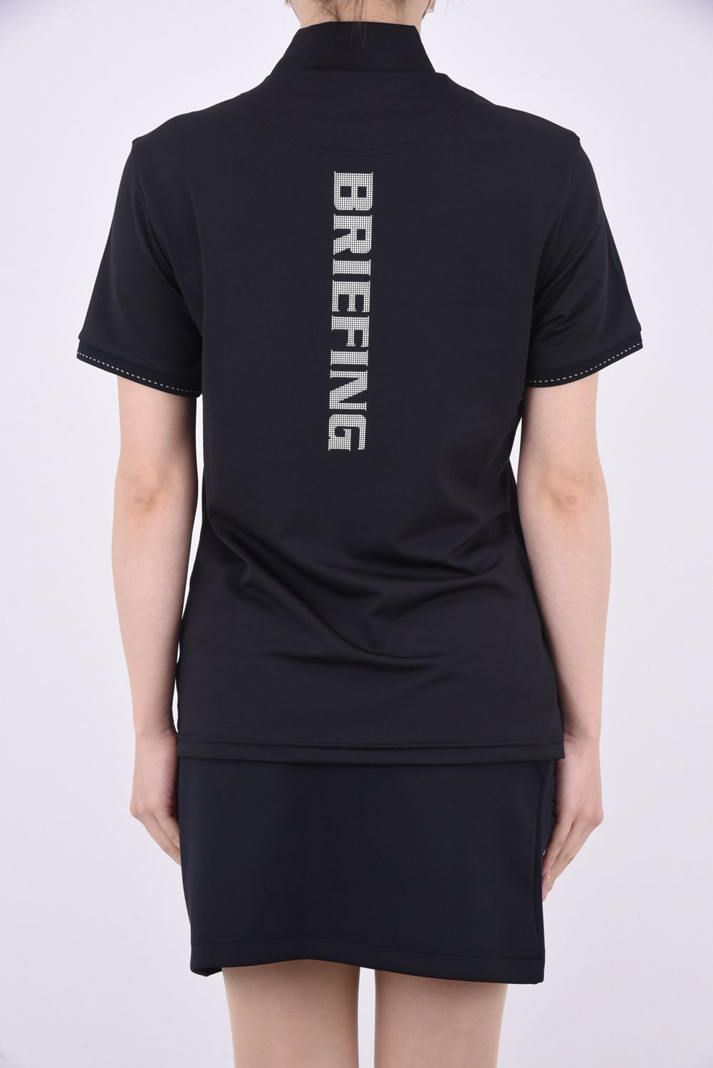 ブリーフィング　レディース　モックネック　ハイネック　ネイビー BRIEFING - 【レディース】 WOMENS TOUR HIGH NECK / ブランド