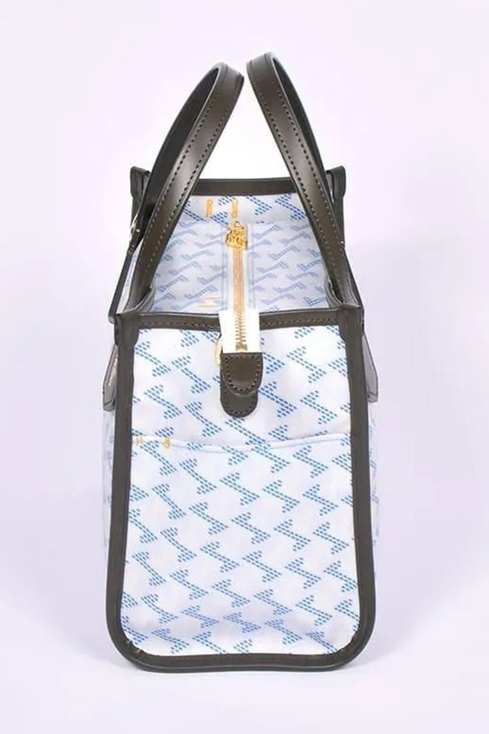 LANIUS SQUARE MINI (ラニウス スクエア ミニ) / ブランドオリジナルテキスタイル カートバッグ （アクア ）