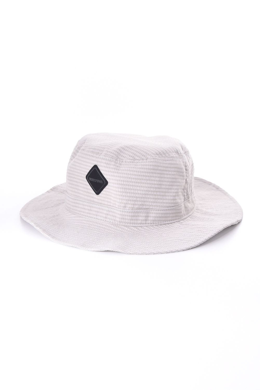 【26SS】 MEN’S SEERSUCKER WIDE HAT / シアサッカー ダイヤモンドロゴ ワイドハット (ベージュ)
