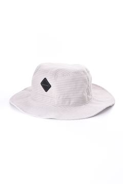 【26SS】 MEN’S SEERSUCKER WIDE HAT / シアサッカー ダイヤモンドロゴ ワイドハット (ベージュ)