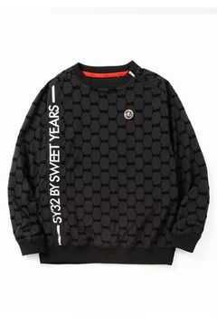 【25AW】 FLOCKY WOVEN PULLOVER / フロッキーウーブン プルオーバー (ブラック)