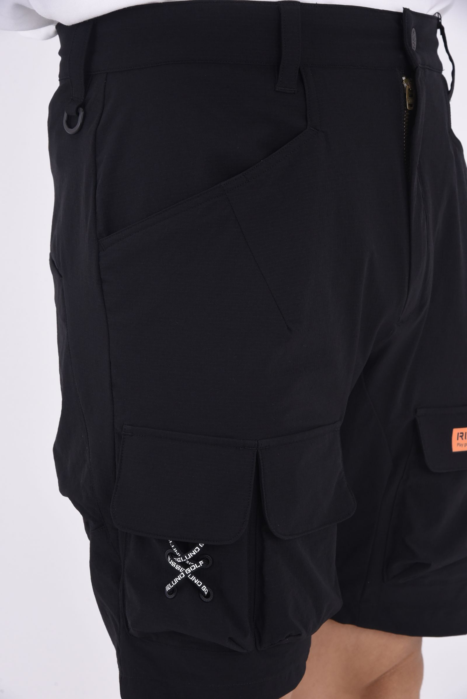 CARGO SHORTS / リップストップナイロン カーゴショーツ (ブラック)