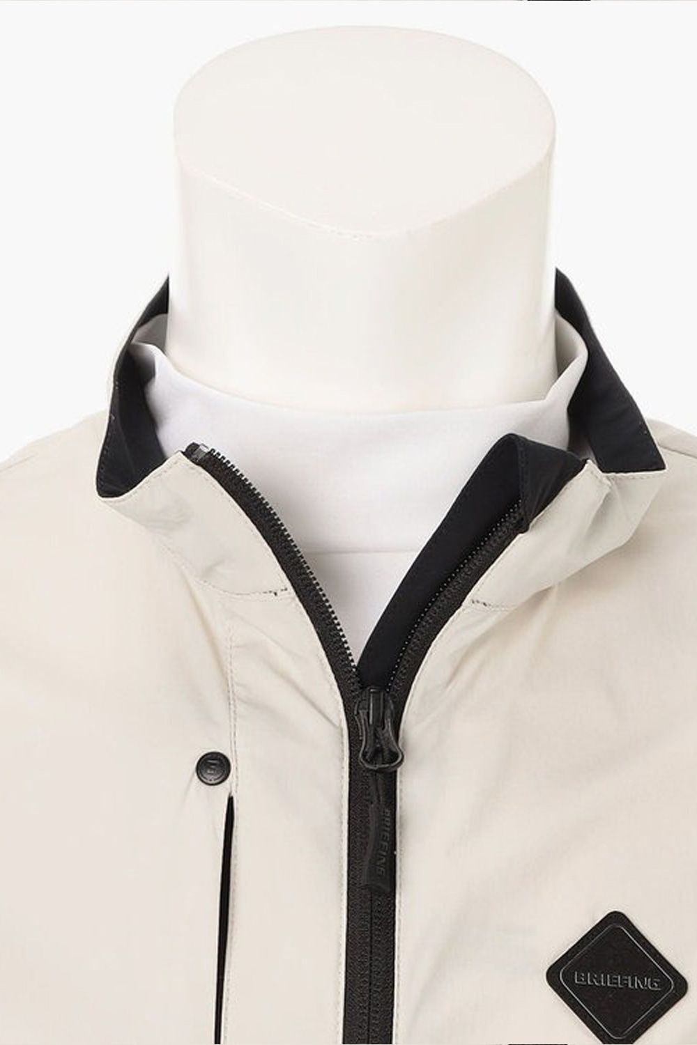 【26SS】 MEN'S POCKTABLE WIND VEST / 4WAYストレッチタフタ ポケッタブル ライトベスト (ベージュ)