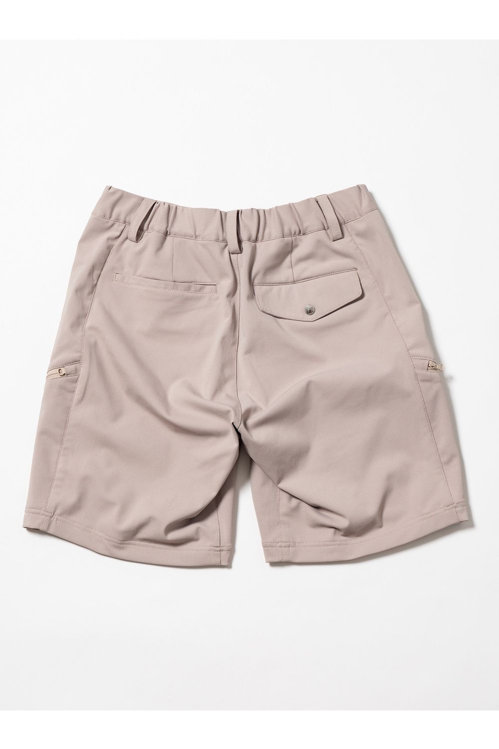 【2026SS】 Alohea Trubeaute Tech Shorts / トリコットメッシュ ZIPポケット ショートパンツ (ベージュ) (4月入荷予定)