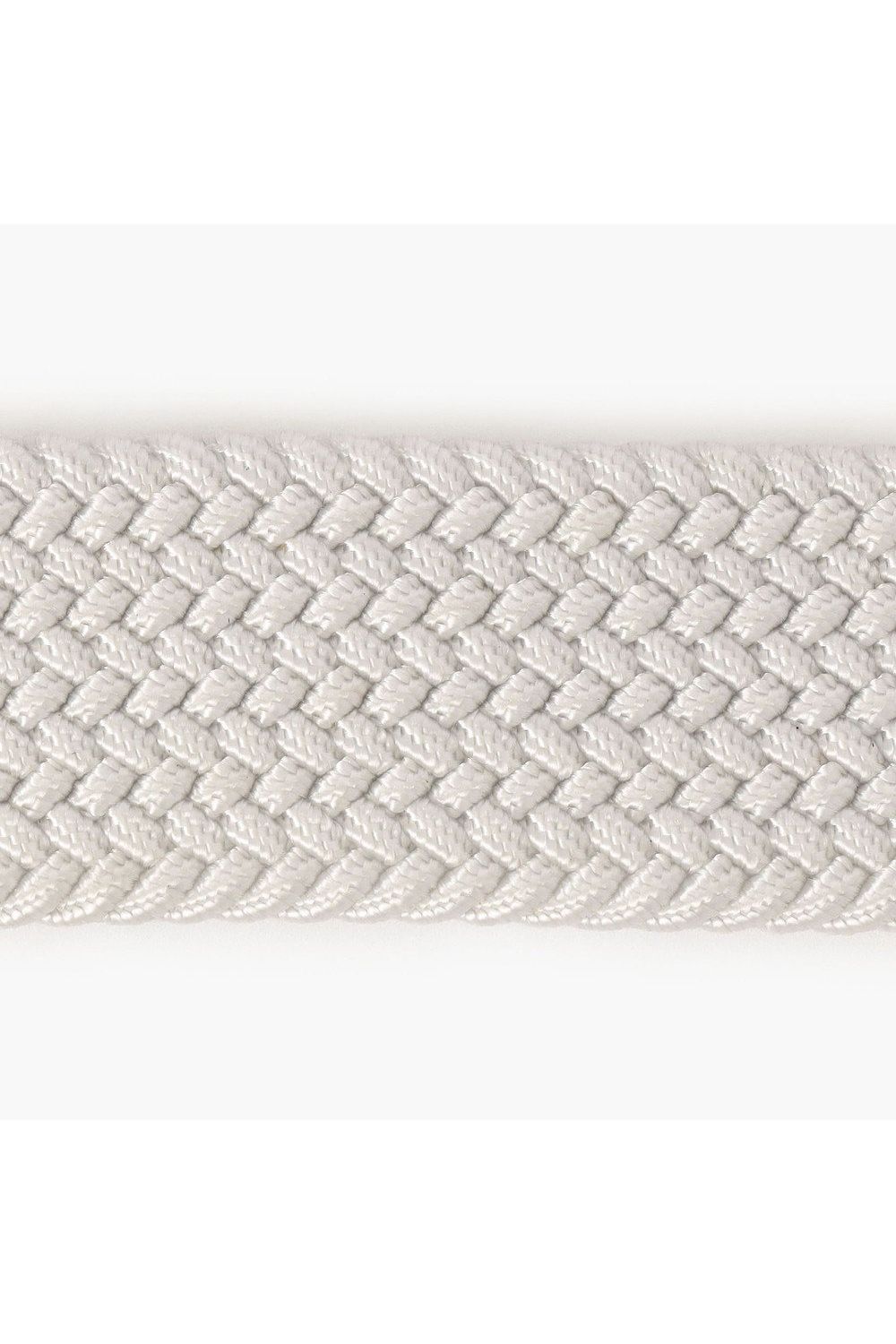 【26SS】 MEN'S BG BUCKLE MESH BELT / BGバックル メッシュベルト (ホワイト)