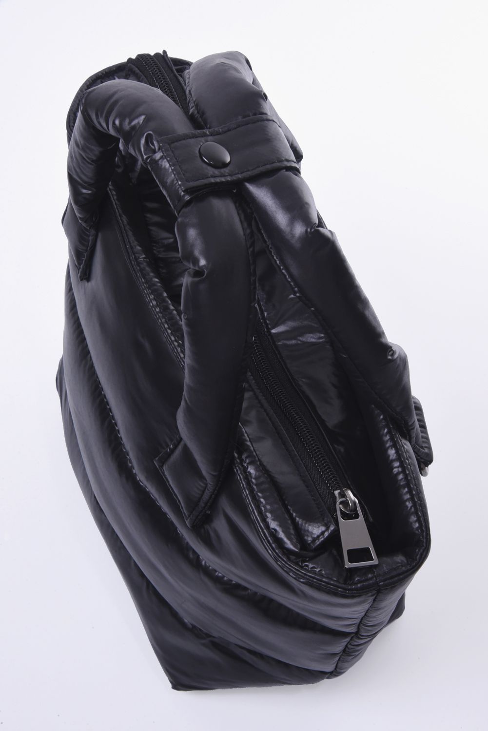 【プレゼント好適品】 BATTING MINI BAG / ロゴ ナイロン トートバッグ ブラック