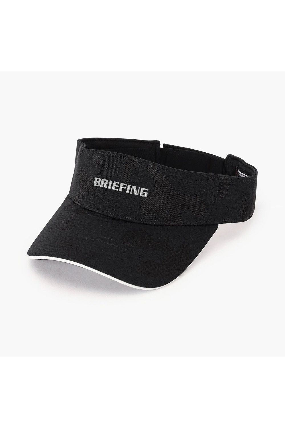 【26SS】 MEN'S CAMO JQ VISOR / カモフラージュジャカード サンバイザー (ブラック)