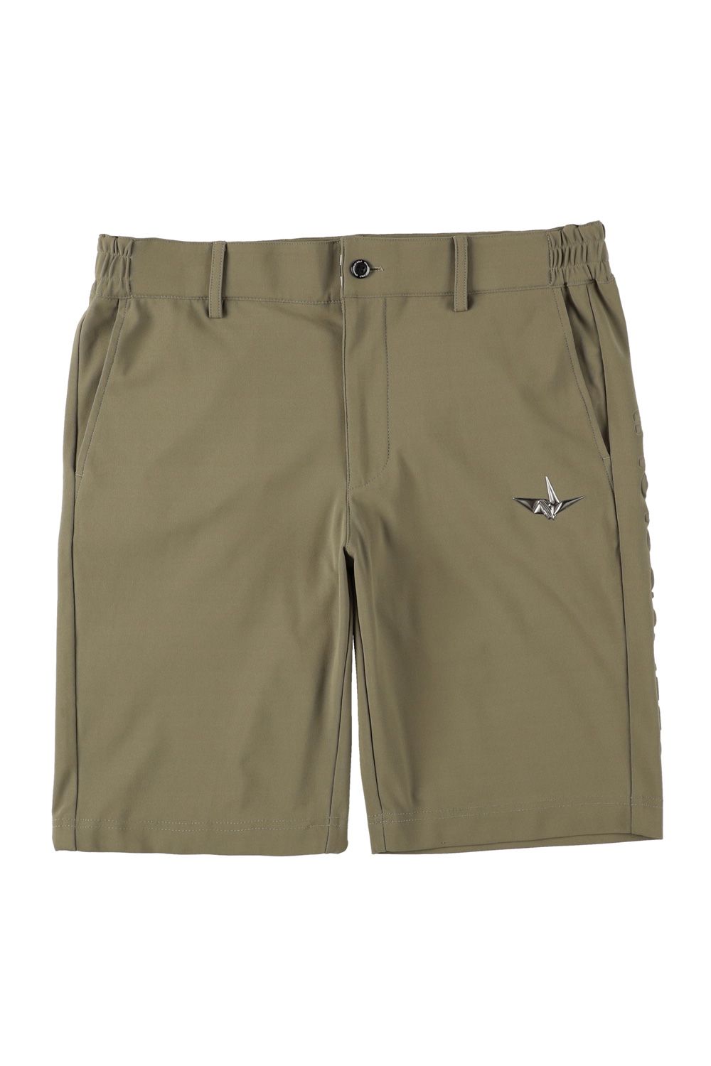 【25SS】 113 GOLF EMBOSS SHORTS / ブランドロゴ エンボス ショートパンツ (カーキ)