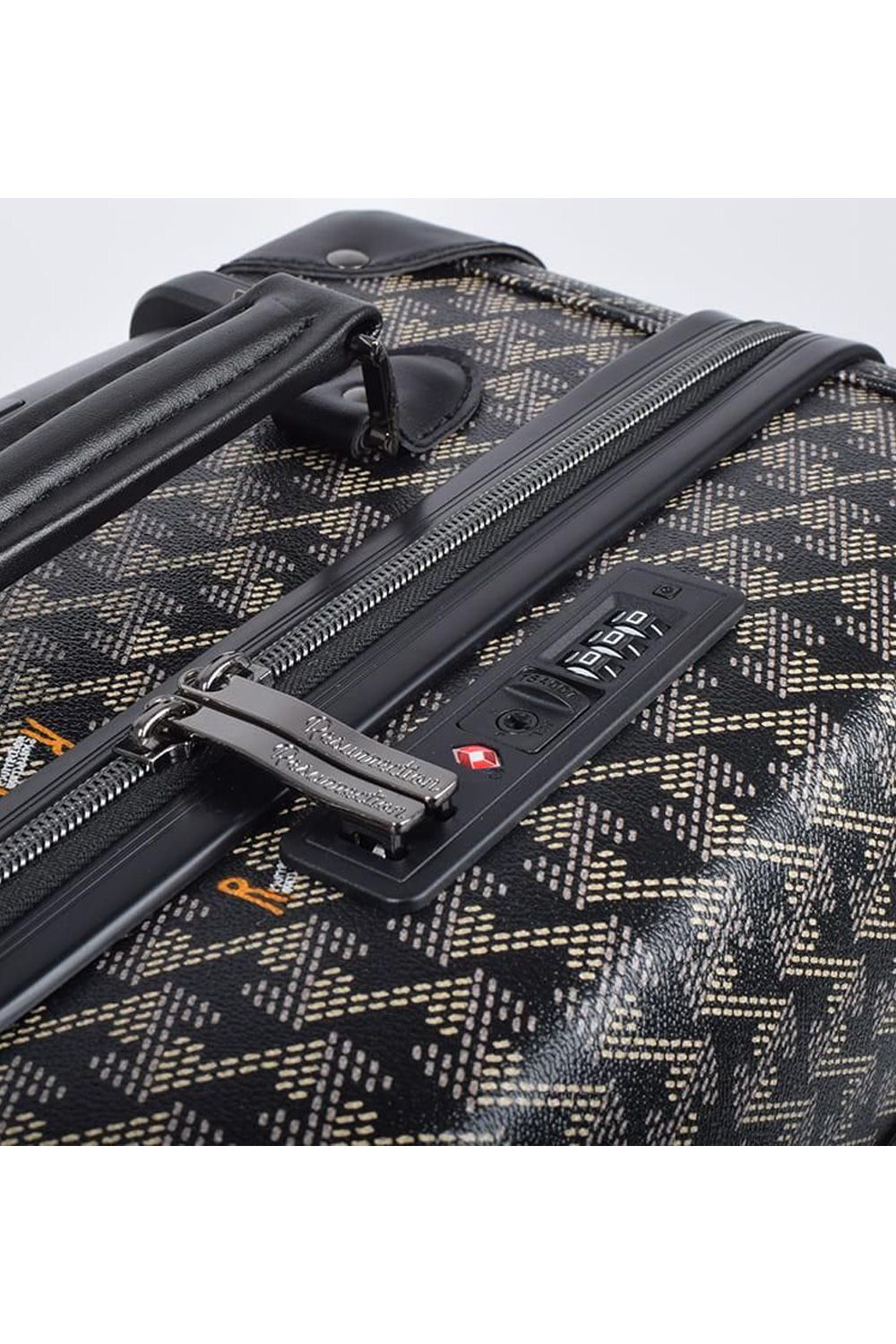 【銀行振込・代金引換不可】【返品・交換不可】 GALAPAGO No.2 (ガラパゴ) / ブランドオリジナルテキスタイル キャリーバッグ （ダークブラック）*