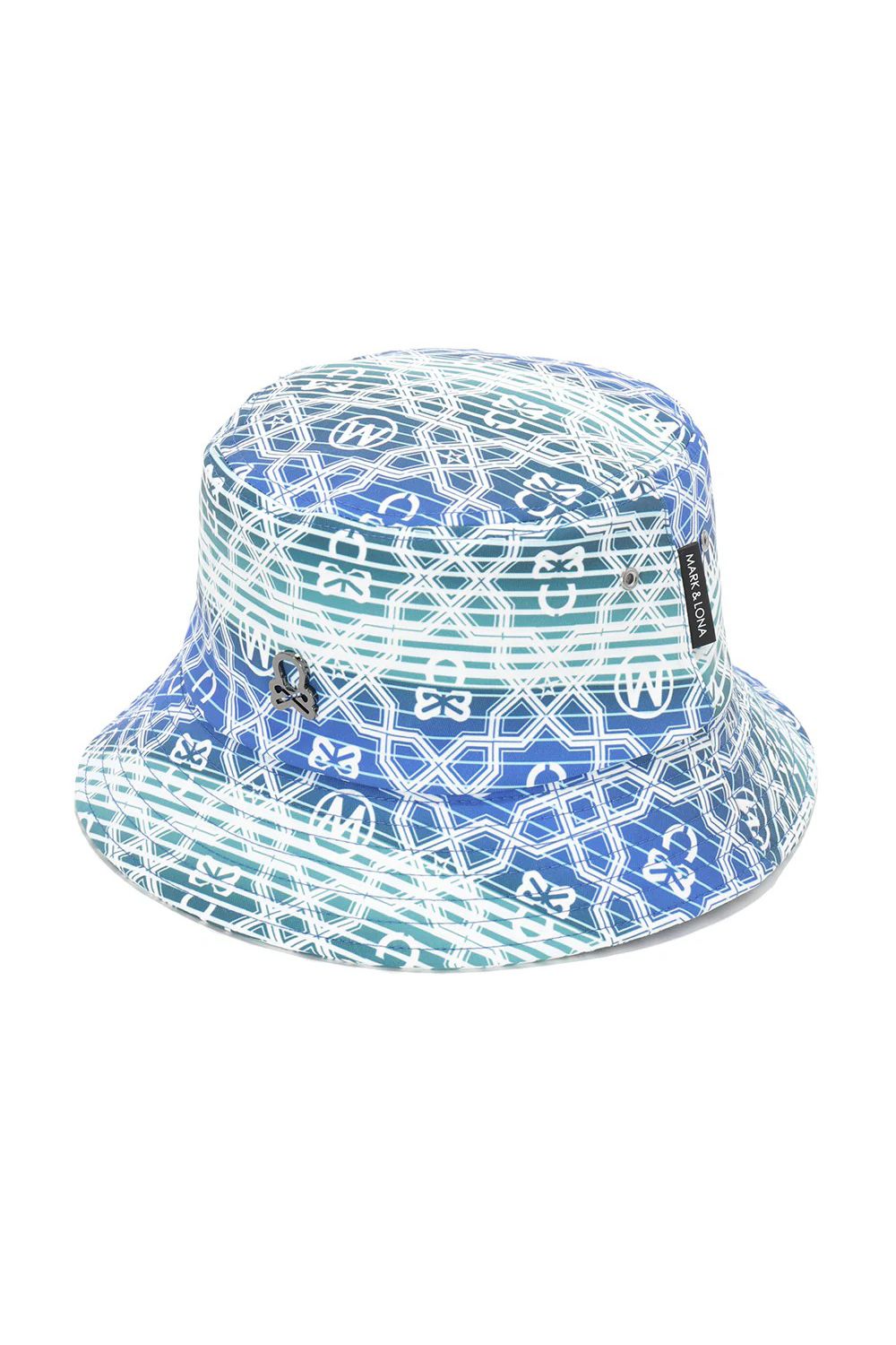 【26SS】 DOMINANT BUCKET HAT / ジオメトリックパターン総柄 バケットハット (ブルー)