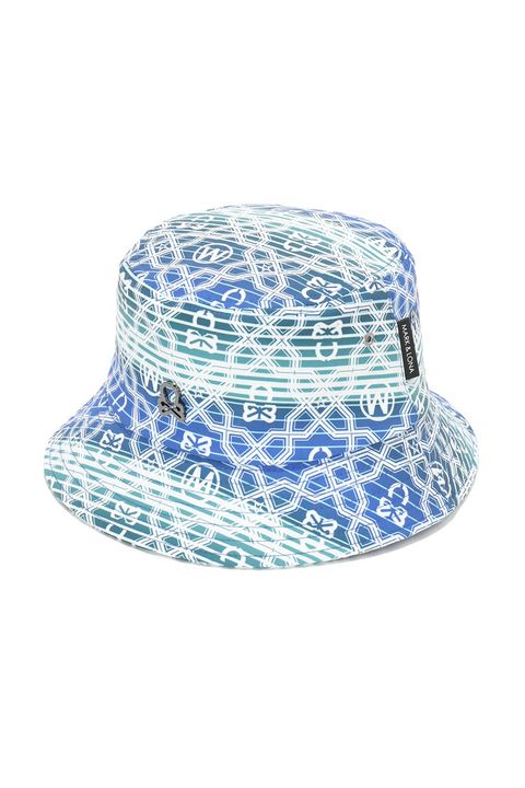 【26SS】 DOMINANT BUCKET HAT / ジオメトリックパターン総柄 バケットハット (ブルー)
