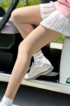 【26SS】【レディース】 COOL NUDE TOELESS GOLF STOCKINGS / 冷感素材 ヌードカラー スポーツ用 無足ストッキング (ベージュ)