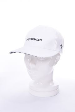 FLAT CAP / ツバ裏ロゴ フラットキャップ ホワイト