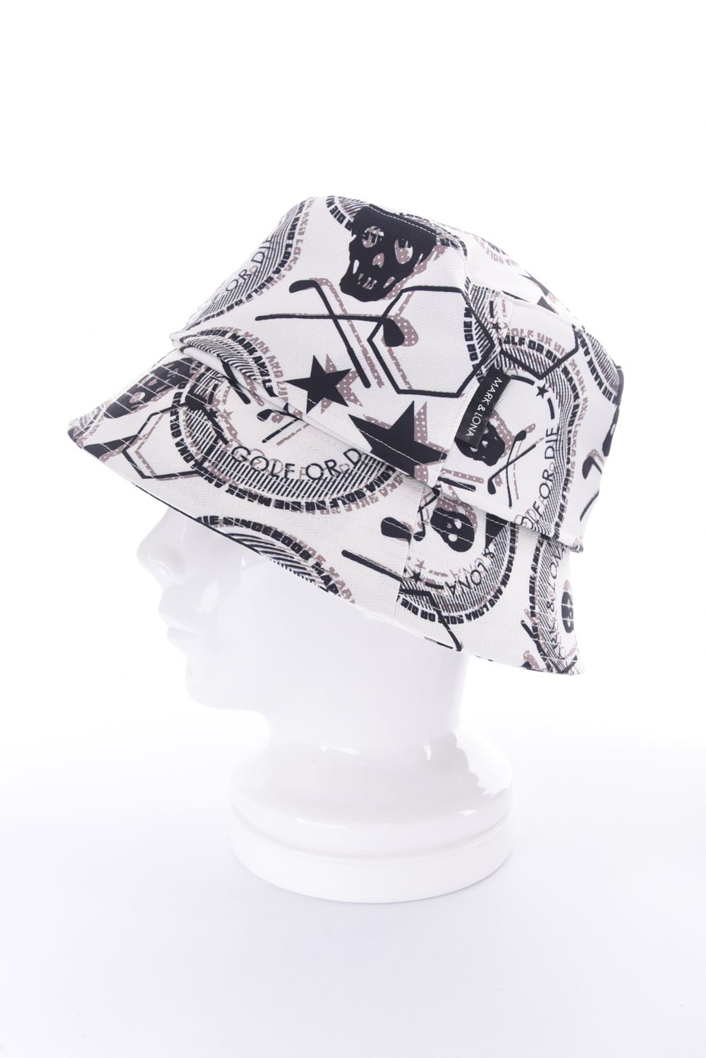 【26SS】 ATLAS VENT BUCKET HAT / アイアンスカルプリント バケットハット (ホワイト)