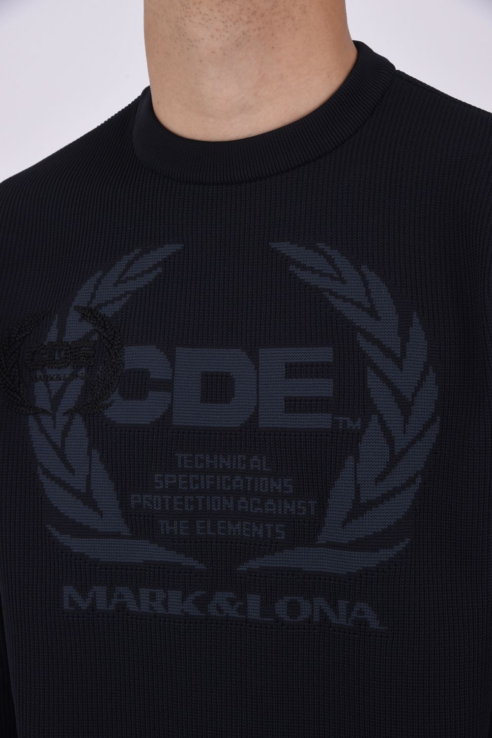 【CODE COLLECTION】 CD11-ESJT / CDEシリーズ ビッグロゴ ニットスニードジャック (ブラック)
