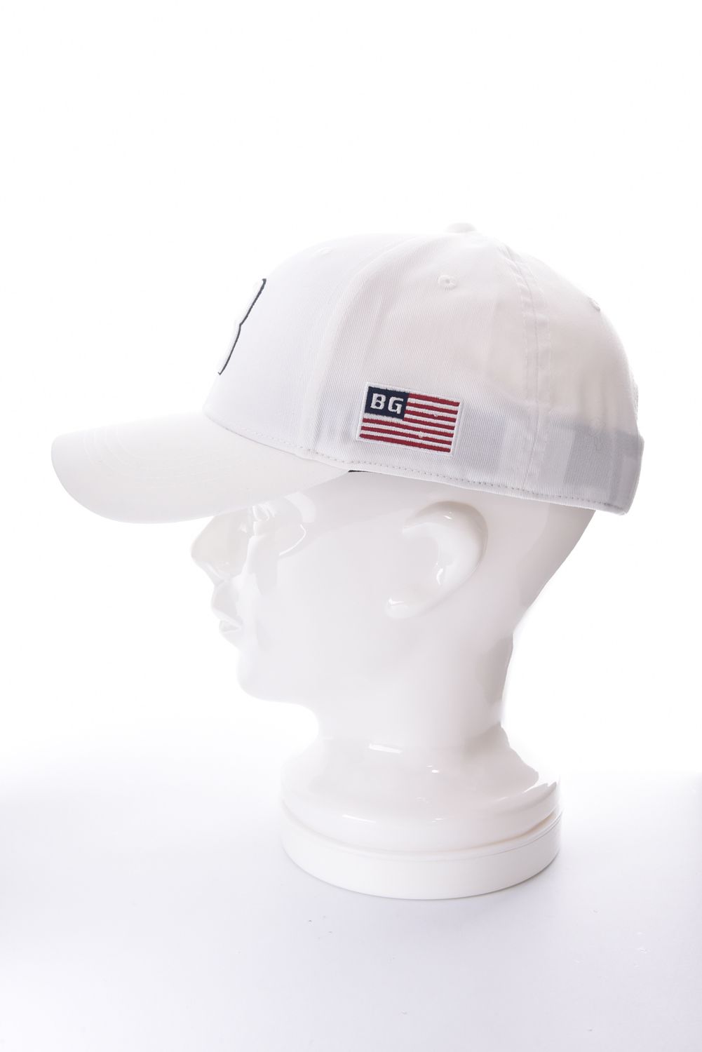 【26SS】 MEN’S INITIAL CAP / ブランドイニシャル刺繍 キャップ (ホワイト)