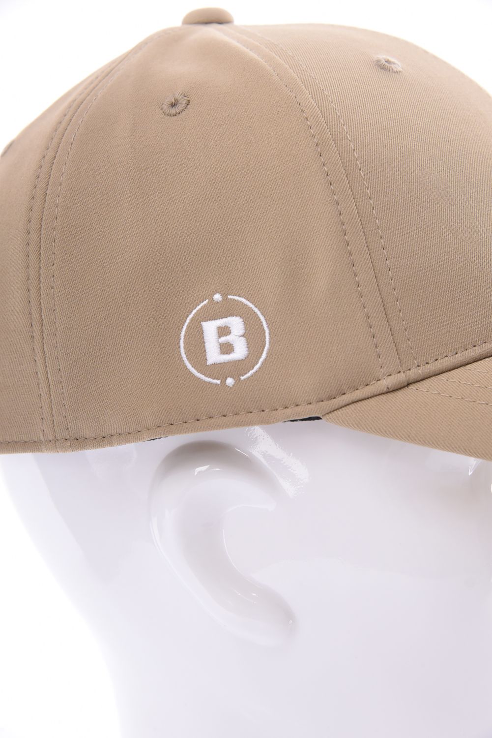 【26SS】 MEN’S ROUND LOGO CAP / アシンメトリー ラウンドロゴ キャップ (ベージュ)