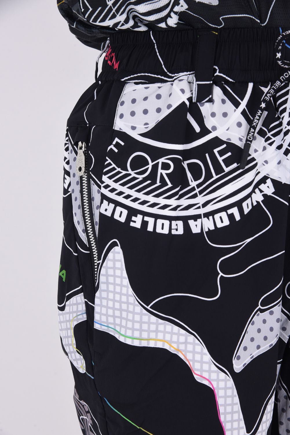 【2026SS 木村拓哉さん着用 VOL.4】 AXON CAMO PERFORMANCE SHORTS / 軽量ナイロンタフタ カモフラージュプリント ショートパンツ (ブラック)