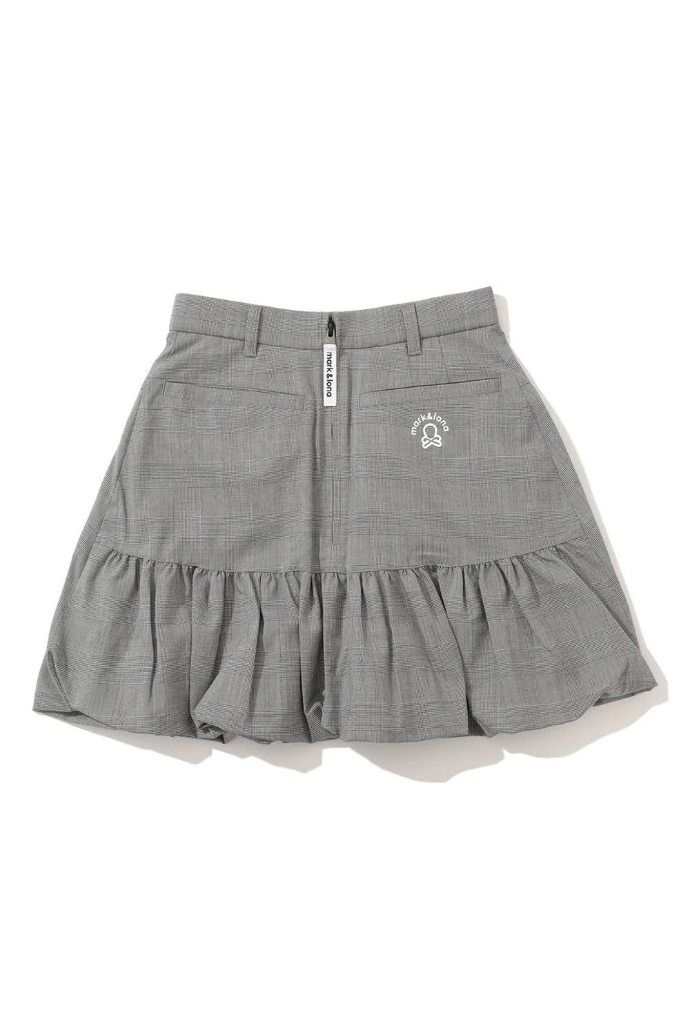 【2025AW】【レディース】 LUMINOUS GLEN BALLOON SKIRT / グレンチェック バルーンスカート (インナーパンツ付き) (グレー)