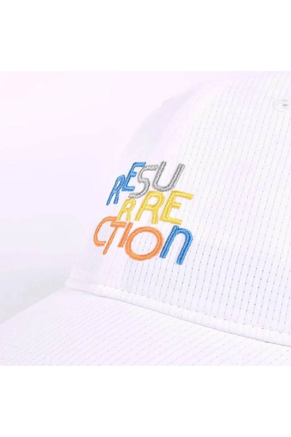 【26SS】 COLORFUL LOGO CAP / カラフルロゴ刺繍 キャップ (ホワイト)