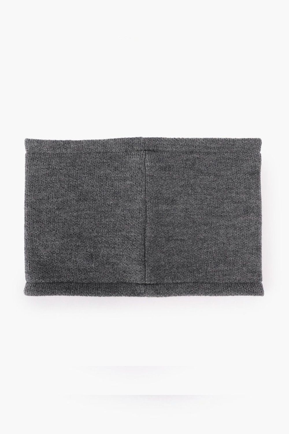 【26AW】 WOOL KNIT NECK WARMER / ウール ニット ネックウォーマー (グレー)
