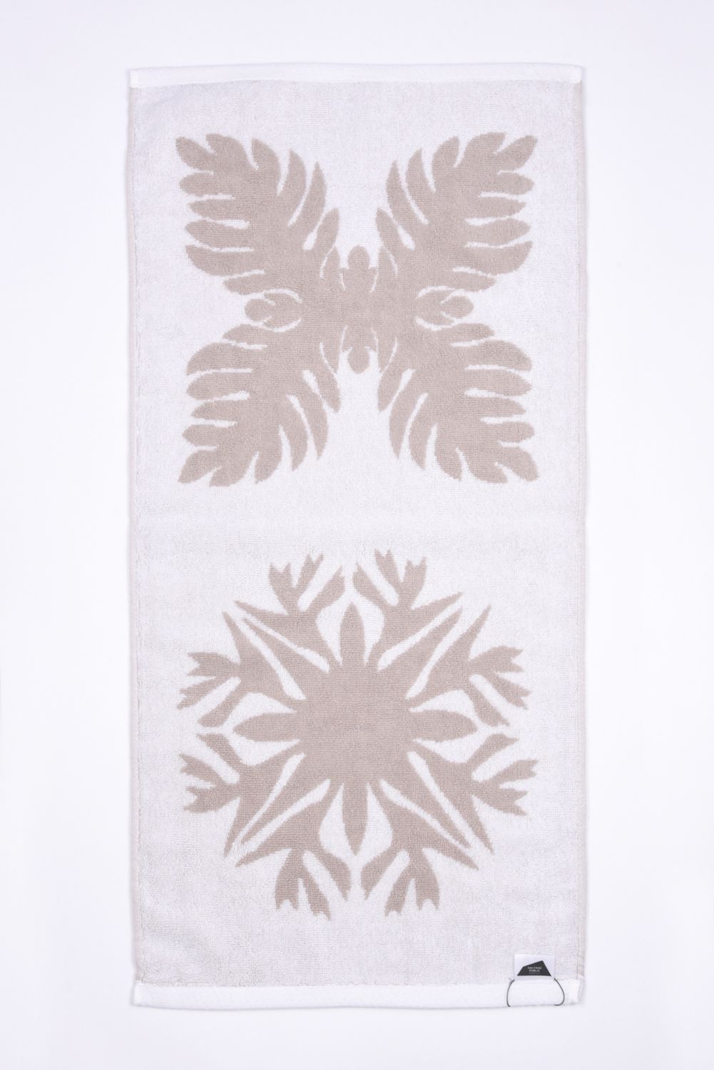 【26SS】 Face Towel（Double quilt） / フェイスタオル (サンド/ホワイト)