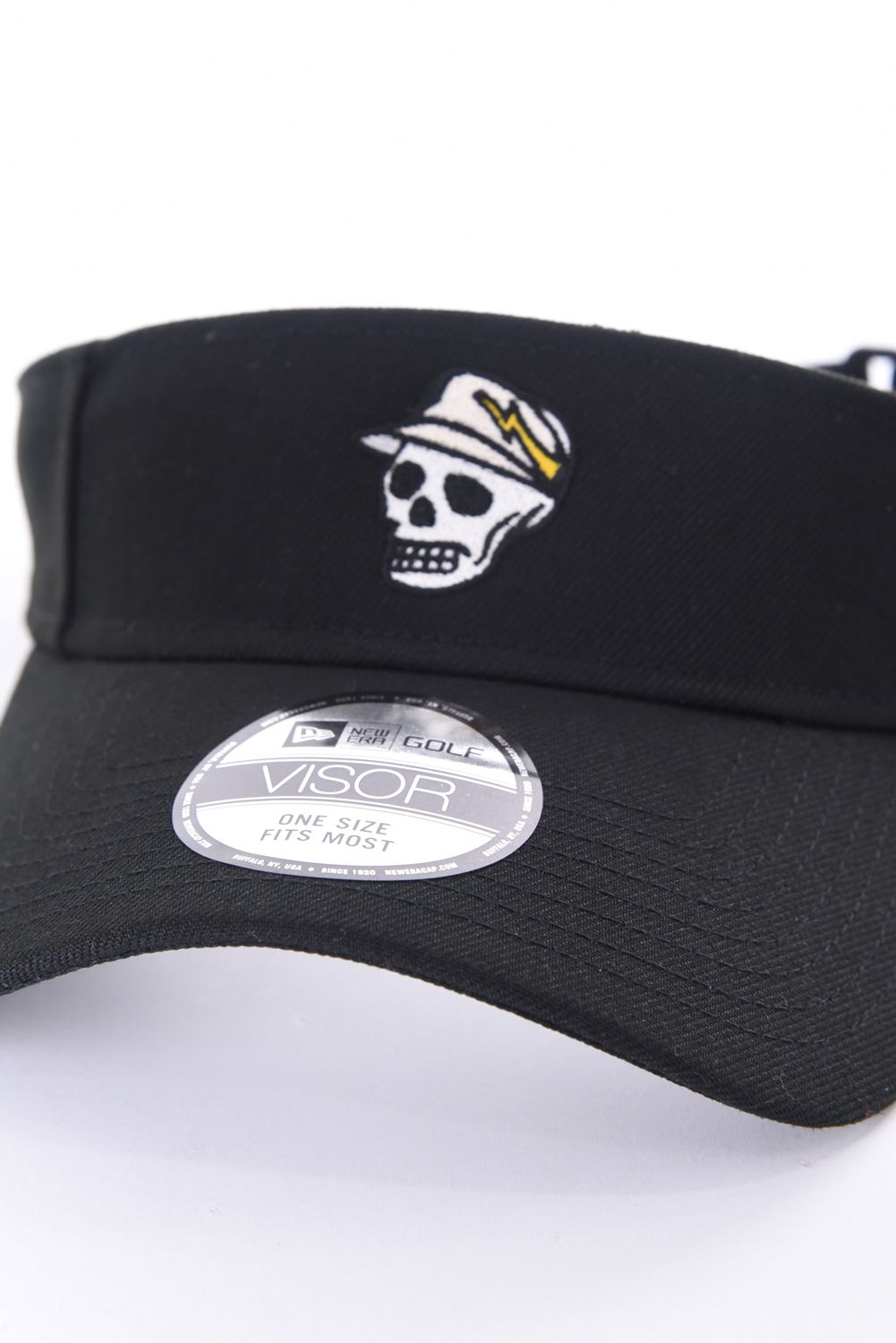 【26SS】 DVG NEWERA VISOR / スカル刺繡 サンバイザー (ブラック)