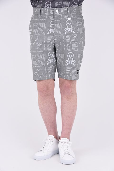 FLOG 6PK SHORTS / ブランドロゴジャカード 6PKショートパンツ (グレー)