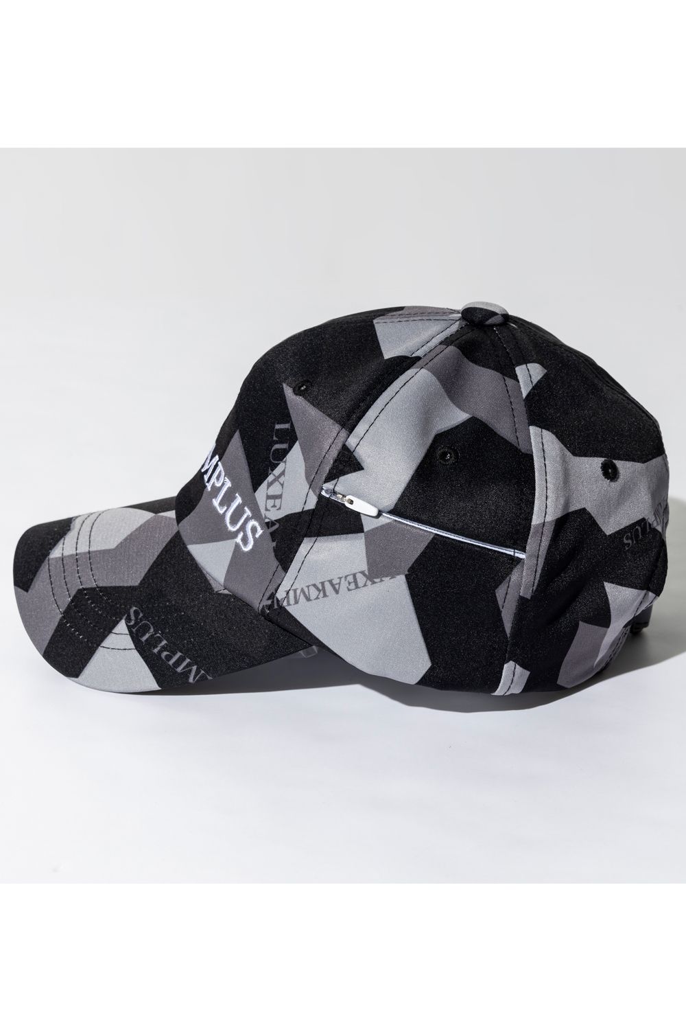 CAMO PATTERN CAP / オリジナルカモフラ ロゴ ベースボール 6パネルキャップ ブラックカモ