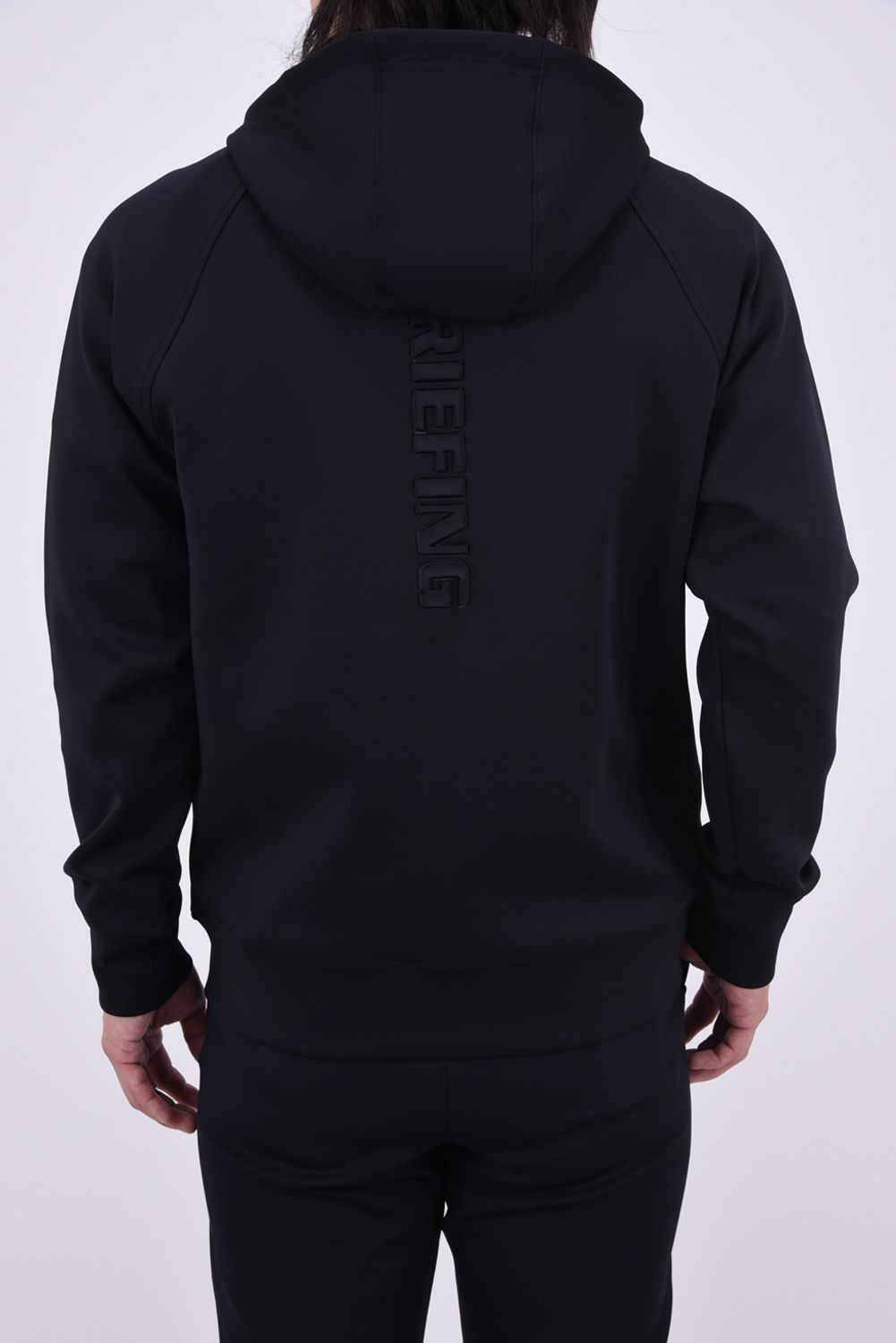 【26AW】 MS STITCHED 3D LOGO PARKA / ステッチ ロゴ パーカー (ブラック)