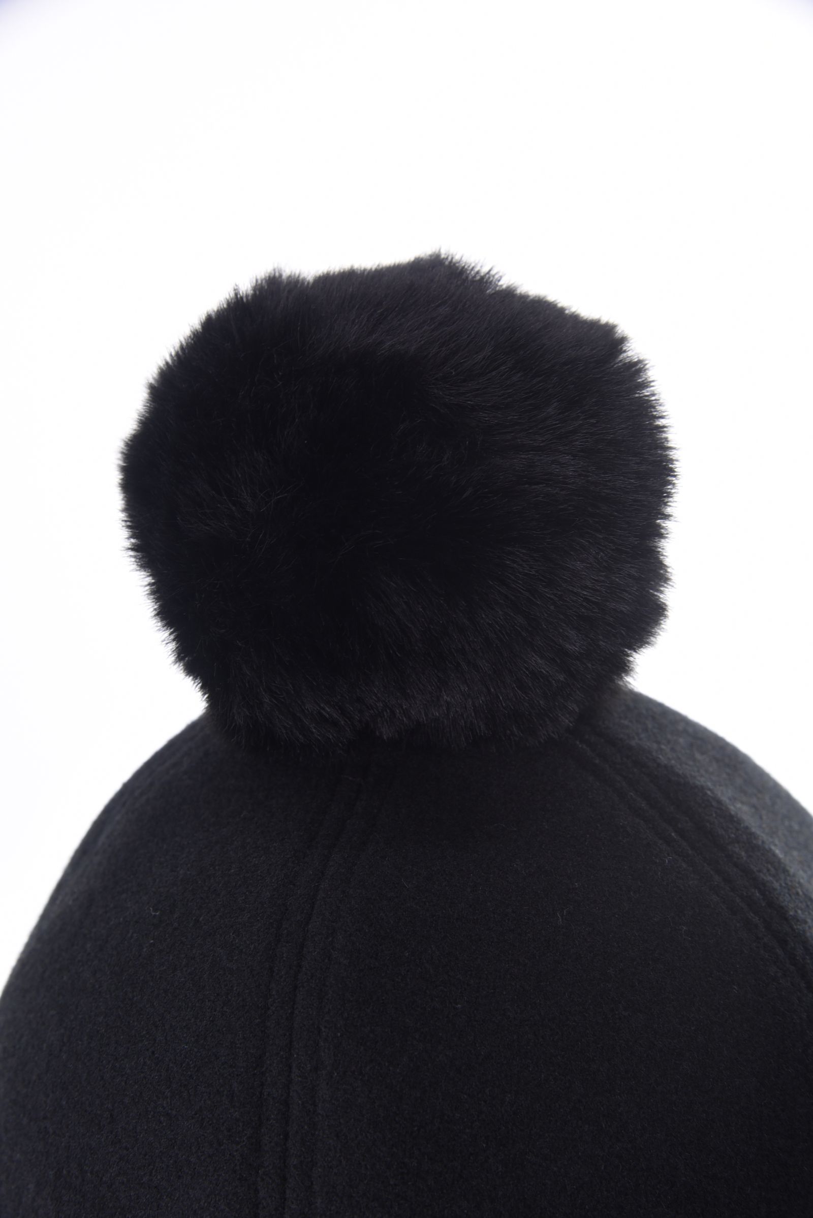 【レディース】ATLANTRIS SPARKLE POM CAP / エコファー梵天 キャップ (ブラック)