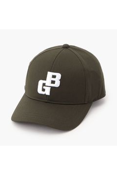 BG INITIAL CAP / BGイニシャルロゴ キャップ (オリーブ)