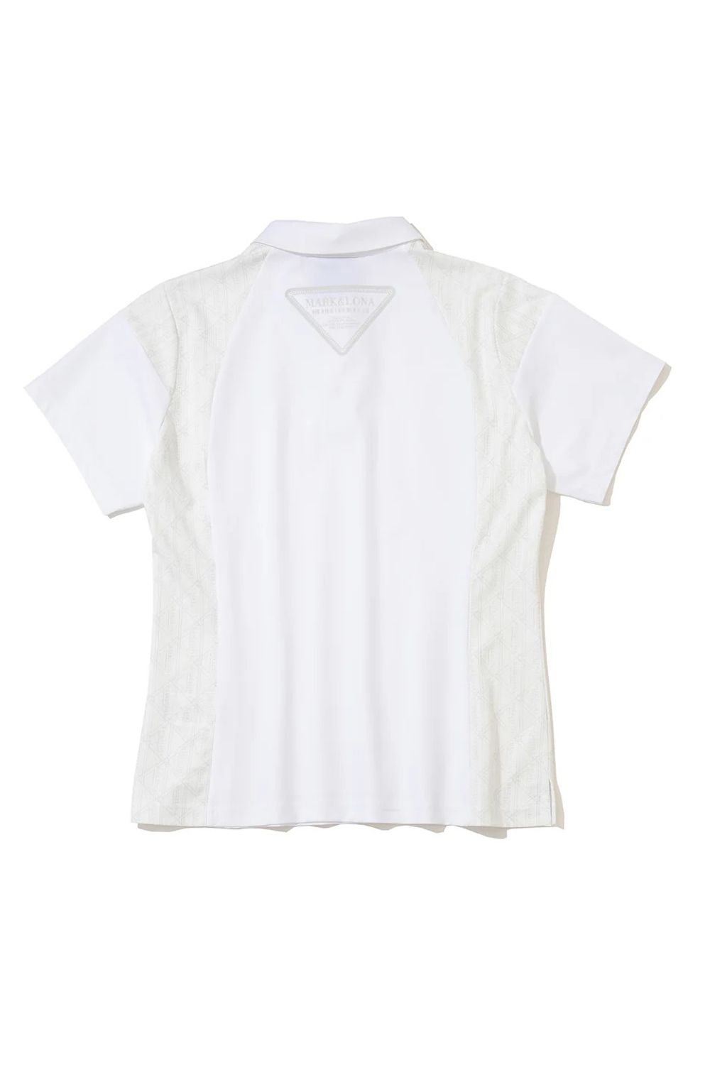 【26SS】【CODE COLLECTION】【レディース】 DCPL / 接触冷感 異素材切り替え ポロシャツ (ホワイト)