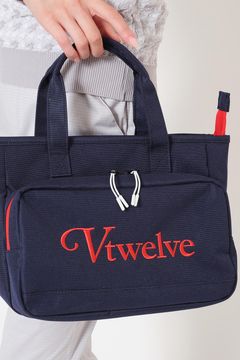 【26SS】 ZP CART BAG / ブランドロゴ刺繍 保冷ポケット付きカートバッグ (ネイビー)