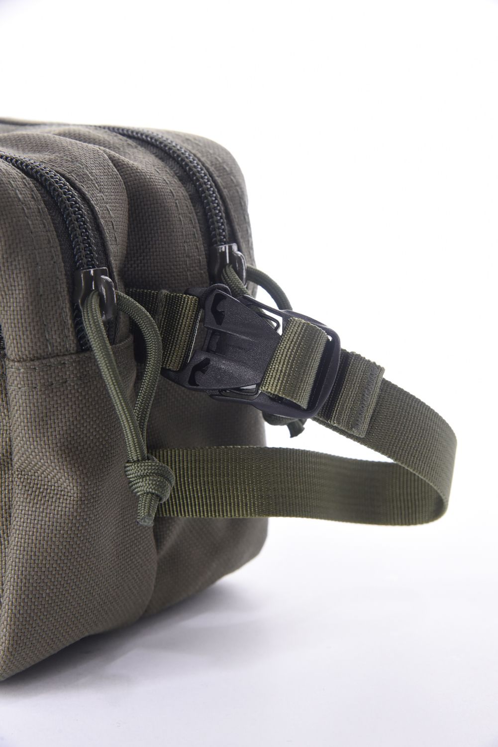 【NEW STANDARD SERIES】 DOUBLE ZIP POUCH STD / ダブルジップ ポーチ (レンジャーグリーン)