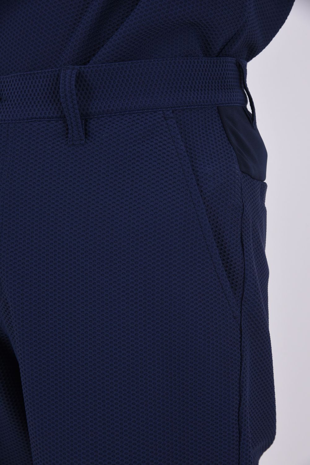 【ポイント10倍】【26SS】 AIRY AWA SHORTS / ワッフル生地 ブランドロゴ ショートパンツ (ネイビー)