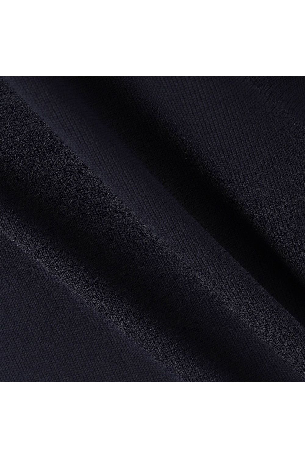 【26AW】 MEN’S PLANE KNIT CREWNECK / ブランドロゴ クルーネックニット (ネイビー)