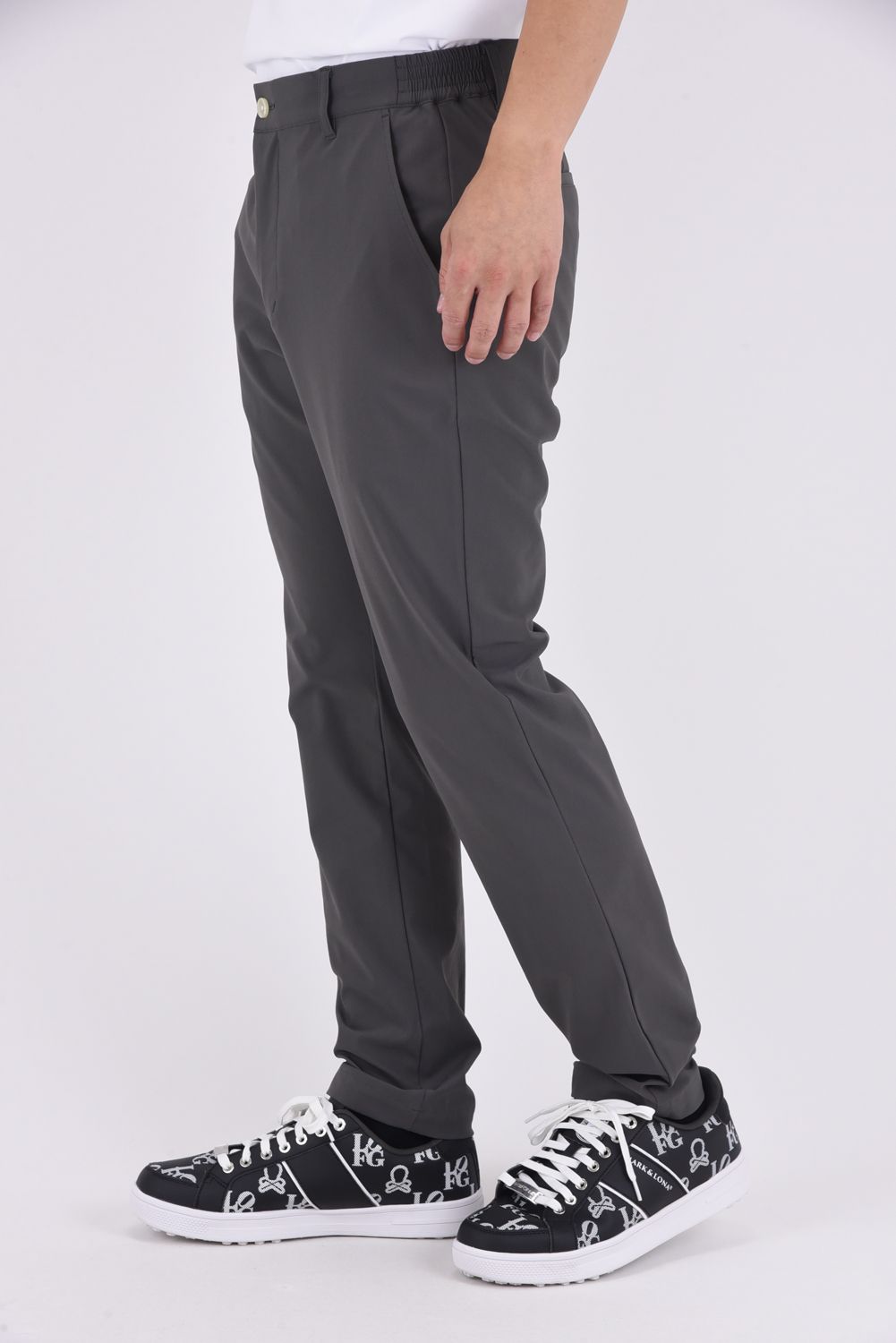 【25AW】 SUPER STRETCH LONG PANTS / スーパーストレッチ ロングパンツ (チャコール)*
