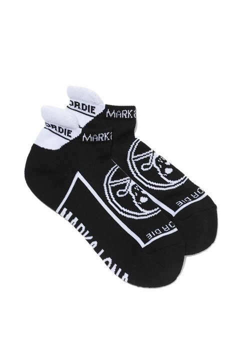 【26SS】【レディース】 ROUND SKULL ATHLETIC LOW SOCKS / サークルスカルジャカード スニーカー丈 ローソックス (ブラック)