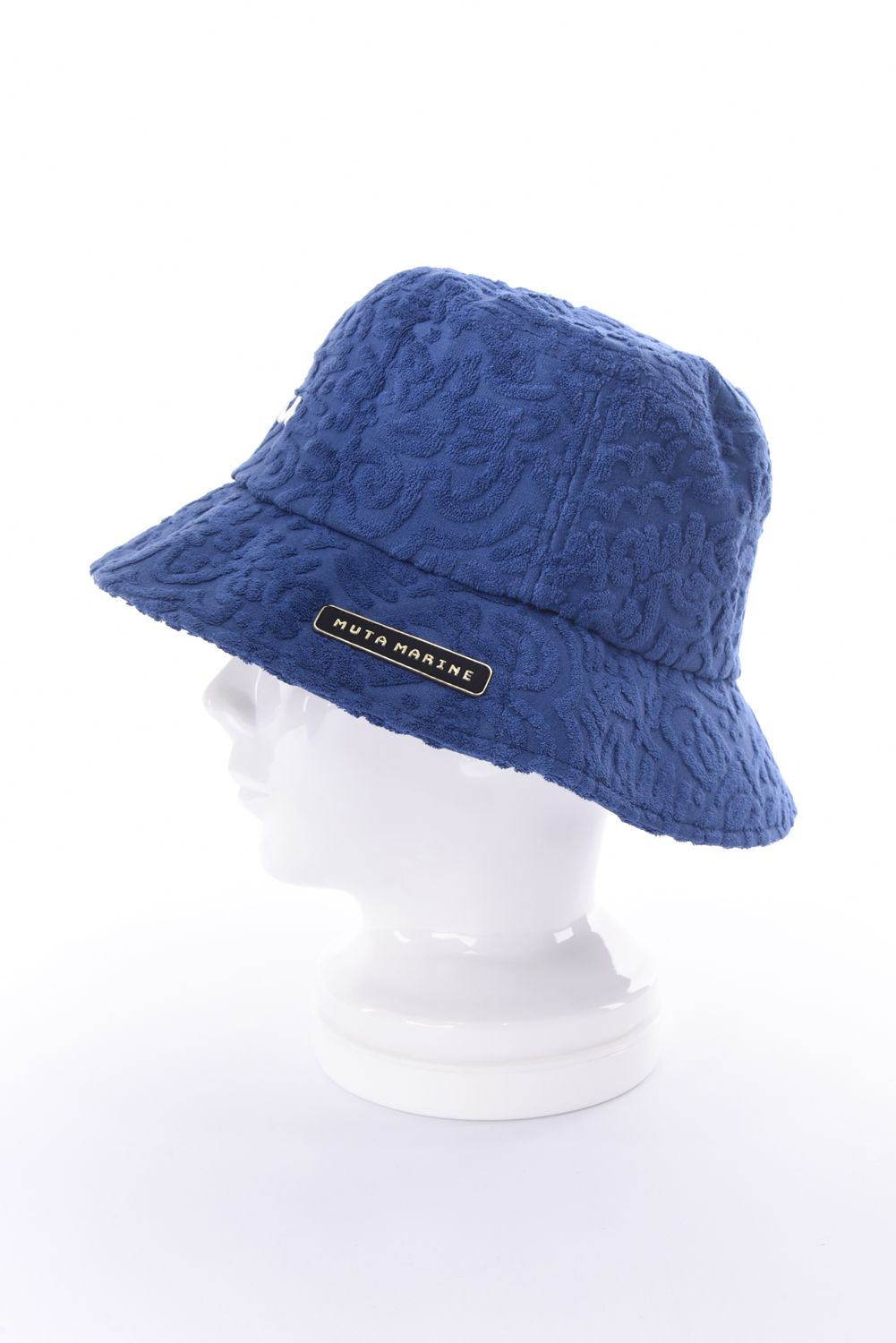 【26SS】 LINE ART PILE BUCKET HAT / パイル生地 ラインアート バケットハット (ネイビー)