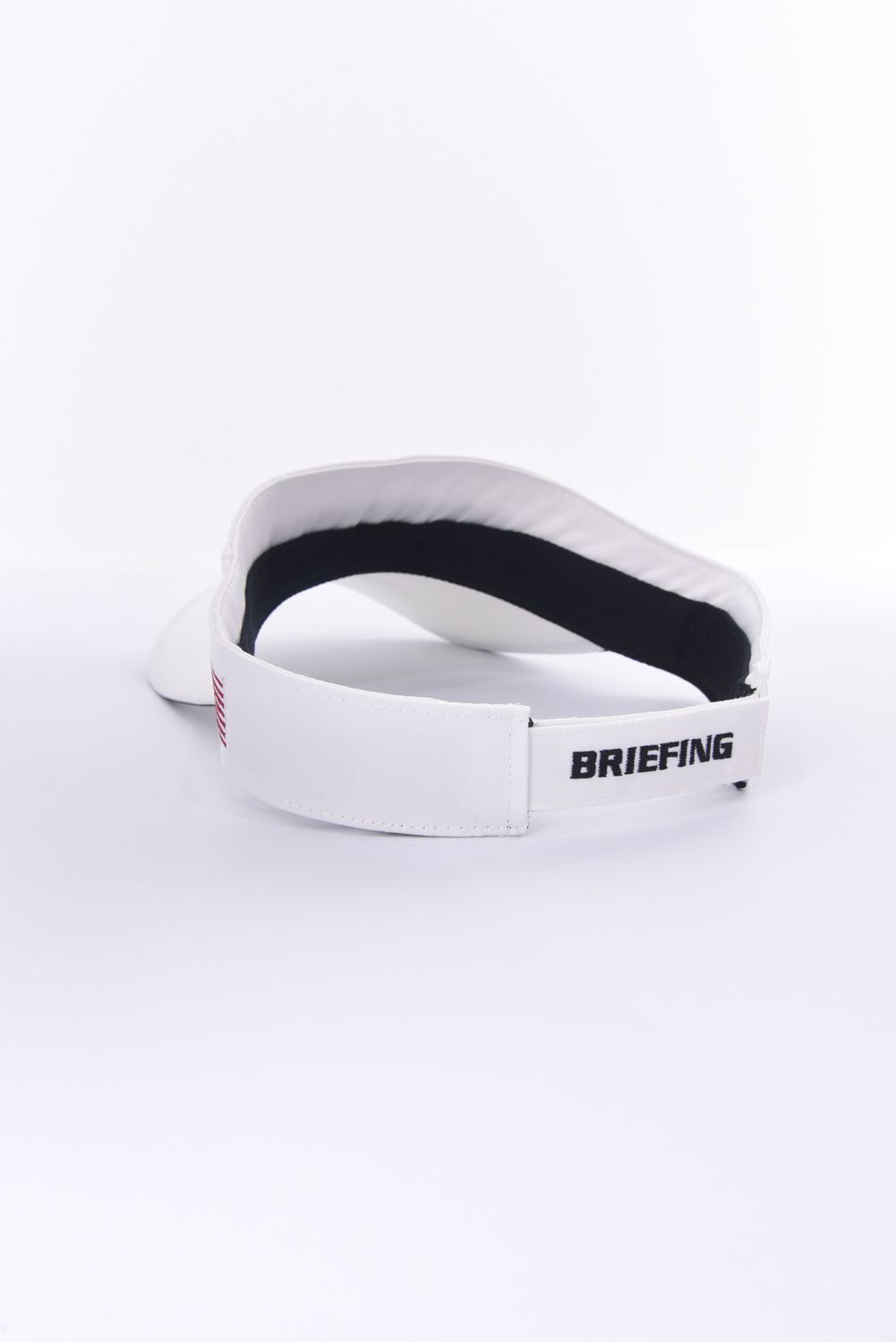 MENS BASIC VISOR / ブランドロゴ刺繍 ベーシック サンバイザー (ホワイト)
